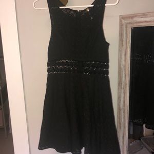 Free People black lace dress